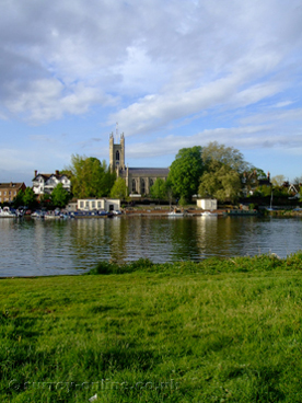 Picture of Hampton-st-mary's-church-by-river